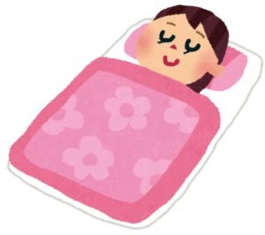 眠る女性
